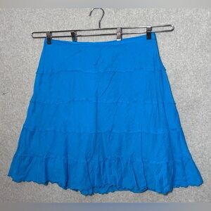 XLarge Royal Blue Fairycore boho Vintage Skirt‎ Stretchy Summer Spring y2k